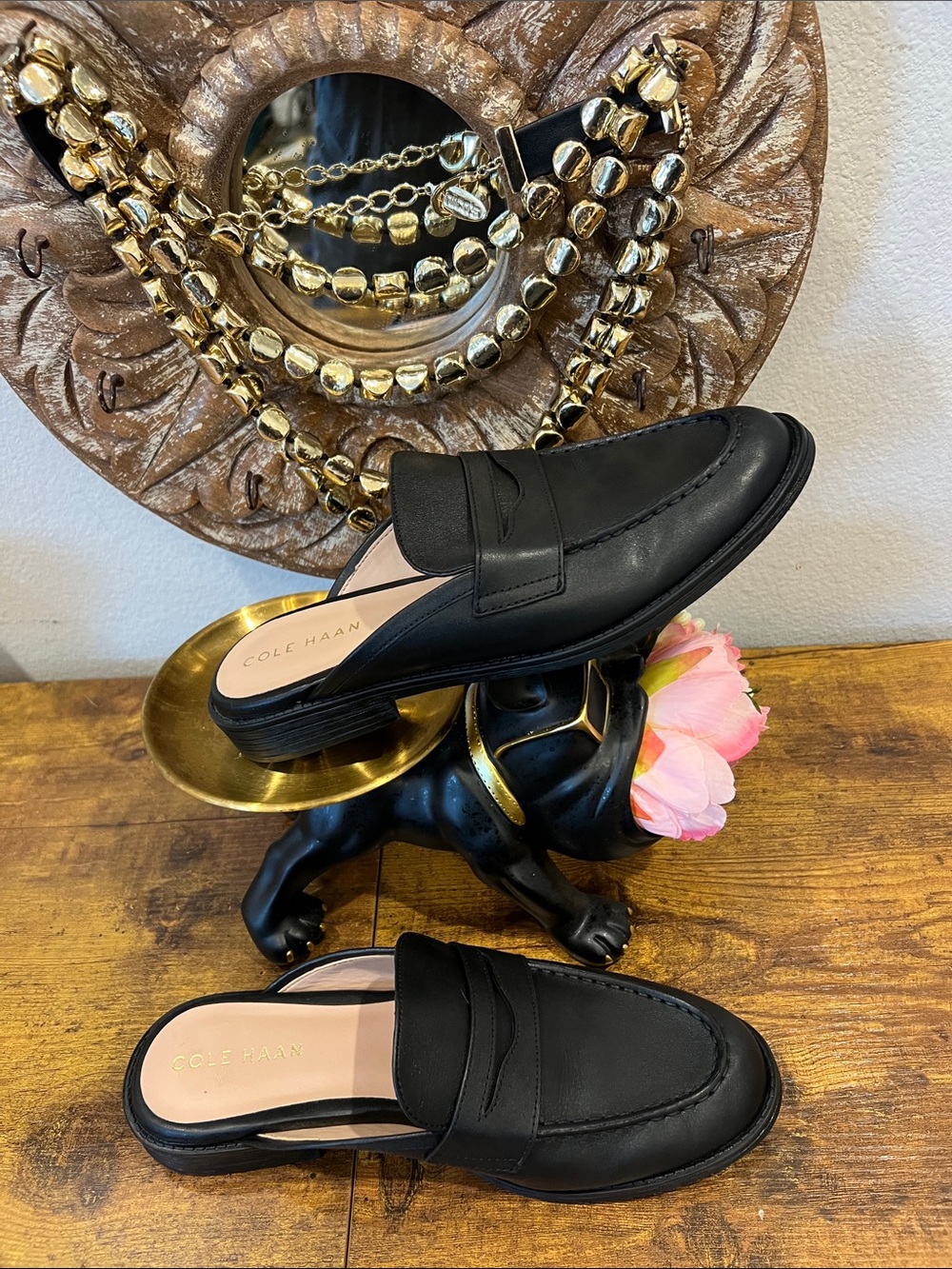 Cole Haan® Stassi Penny Mule Size 7: Excellent Preowned Condition - Picture 4 of 12